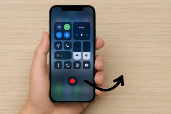 Como Gravar a Tela do iPhone